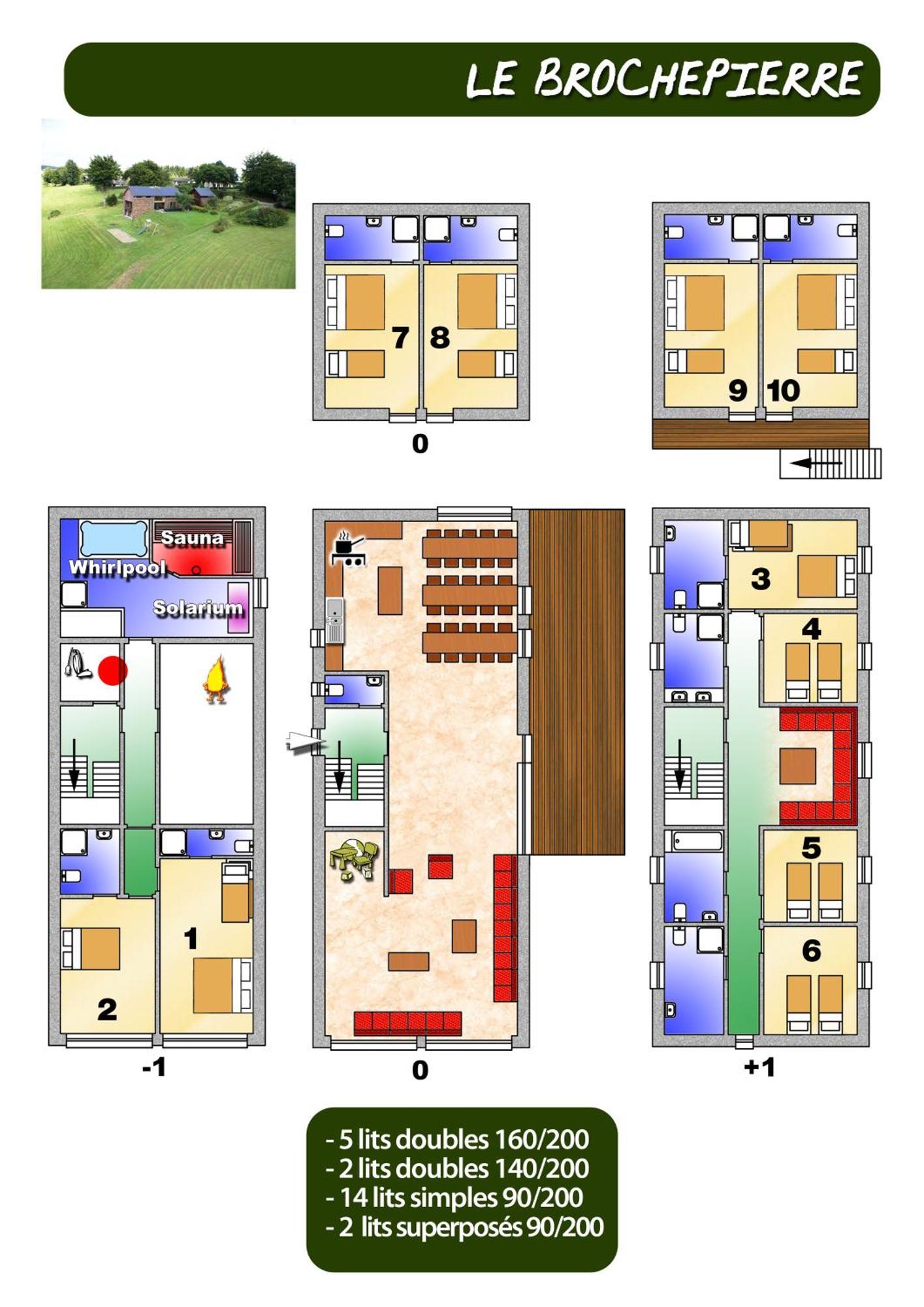 Brochepierre 28 Pers- Vue Exceptionnelle - Malmedy Villa Buitenkant foto